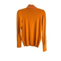 JOSEPH A Womens Size Small Yellow Gold Turtleneck Sweater Lightweight Go... - £13.30 GBP