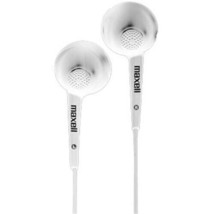 Maxwell Soft Earbuds Jelleez Microphone White MAX199728 - £7.15 GBP
