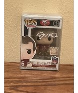 Funko Pop! 49ers - Joe Montana #84 Facsimile Laser Autographed (Box &amp; Pr... - $103.95