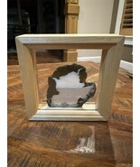Oregon Thunder Egg Slice Polished Stone Framed 3” X 3” - $33.85 CAD