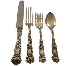 Bridal Rose by Alvin Sterling Silver Flatware Service For 12 Set 49 Pieces - £3,430.00 GBP