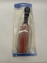 Goody Red Rubber Base Plastic Bristles &amp; Handle Hair Brush 8” 07013 NOS NEW - $43.53