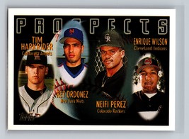 1996 Topps #427 Rey Ordonez Neifi Perez Enrique Wilson Rookie Prospects ... - $1.99