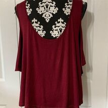 Shop The Trends Women&#39;s S Red Asymmetrical Hem Tank Top Sleeveless - €12,83 EUR