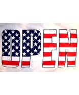 5 USA OPEN FLAG FL347 flags banner advertisement - €16,36 EUR