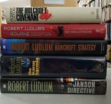 Robert Ludlum Hardcover The Holcroft Covenant The Bancroft Strategy The Icaru X5 - £18.59 GBP