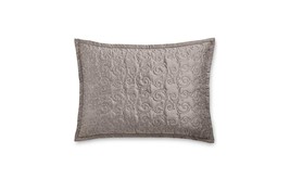 Hotel Collection Classic Embossed Jacquard Quilted Bedding Sham,Silver,King - $69.30