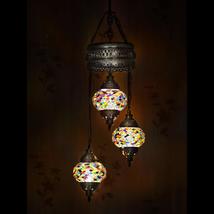 LaModaHome 35+ Unique Colors, 2020 Customizable Chandelier 3 Globes + Fr... - £70.17 GBP