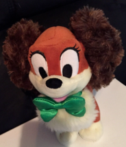Disney store Lady plush from Lady &amp; the Tramp about 8 in tall and 8 in long - £7.84 GBP