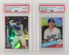 Lotto Di 2 PSA 10 Gemma MT 2020 Topps Kyle Lewis # 17, Gavin Lux #48 Baseball - $118.44