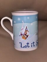 Disney Mickey Mouse Let It Snow Christmas Ceramic Coffee Mug Cup 4” - $9.49