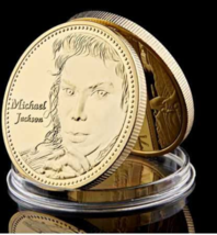  Michael Jackson Coin &amp; Display Stand !!! - £6.25 GBP