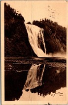 Canada Quebec Montmorency Falls Black &amp; White Posted 1939 Vintage Postcard - $9.40
