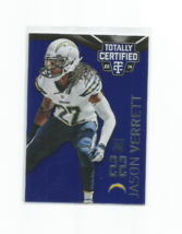 Jason Verrett (Chargers) 2014 Panini Totally Certified Blue Rookie Card #21/50 - £14.86 GBP