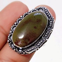 Bloodstone Gemstone Handmade Fashion Antique Design Ring Jewelry 8.50&quot; SA 112 - £3.90 GBP