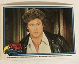 Knight Rider Trading Card 1982  #1 David Hasselhoff - $1.97