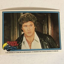 Knight Rider Trading Card 1982  #1 David Hasselhoff - £1.54 GBP