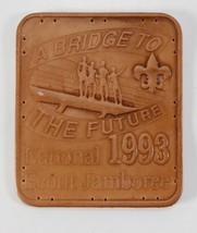 Vintage 1993 National Scout Jamboree Bridge Future Leather Boy Scouts BS... - £9.15 GBP