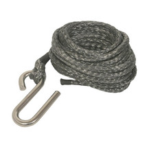  Synthetic Winch Rope with Stainless S Hook (5mm x 6m) - £49.73 GBP