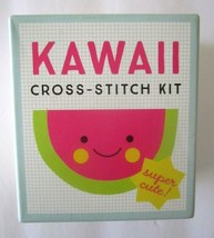 AWAII Cross-Stitch Kit Super Cute 32-Page Bk, Aida Cloth,Hoop Needles Age 7+New - £4.35 GBP