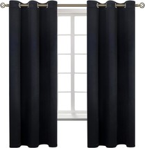 The Black Out Grommet Window Drapes From Bgment Are 63 Inches Long And M... - $33.98