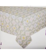 Printed Fabric Cotton Tablecloth,60&quot;x104&quot;Oblong,EASTER BUNNIES &amp; EGGS TO... - £20.79 GBP