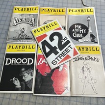 Vintage Broadway Playbills 1984 Drood Big River 42nd St. La Cage Song &amp; ... - $489.57 MXN