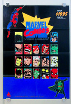 1985 Marvel Video Store Promo POSTER: Spider-man,Avengers,Hulk,Thor,Iron Man,Cap - £104.77 GBP
