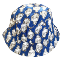 Durkl Blue Model Print Bucket Hat Deadstock M/L Unisex - $54.23
