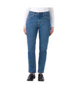 Kirkland Signature Ladies&#39; Straight Leg Jean Rigid Denim Classic 5-Pocke... - $23.97