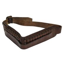 Vintage Tooled Leather Rifle Ammo Cartridge Belt Fits .223 / 5.56 Wester... - $39.15