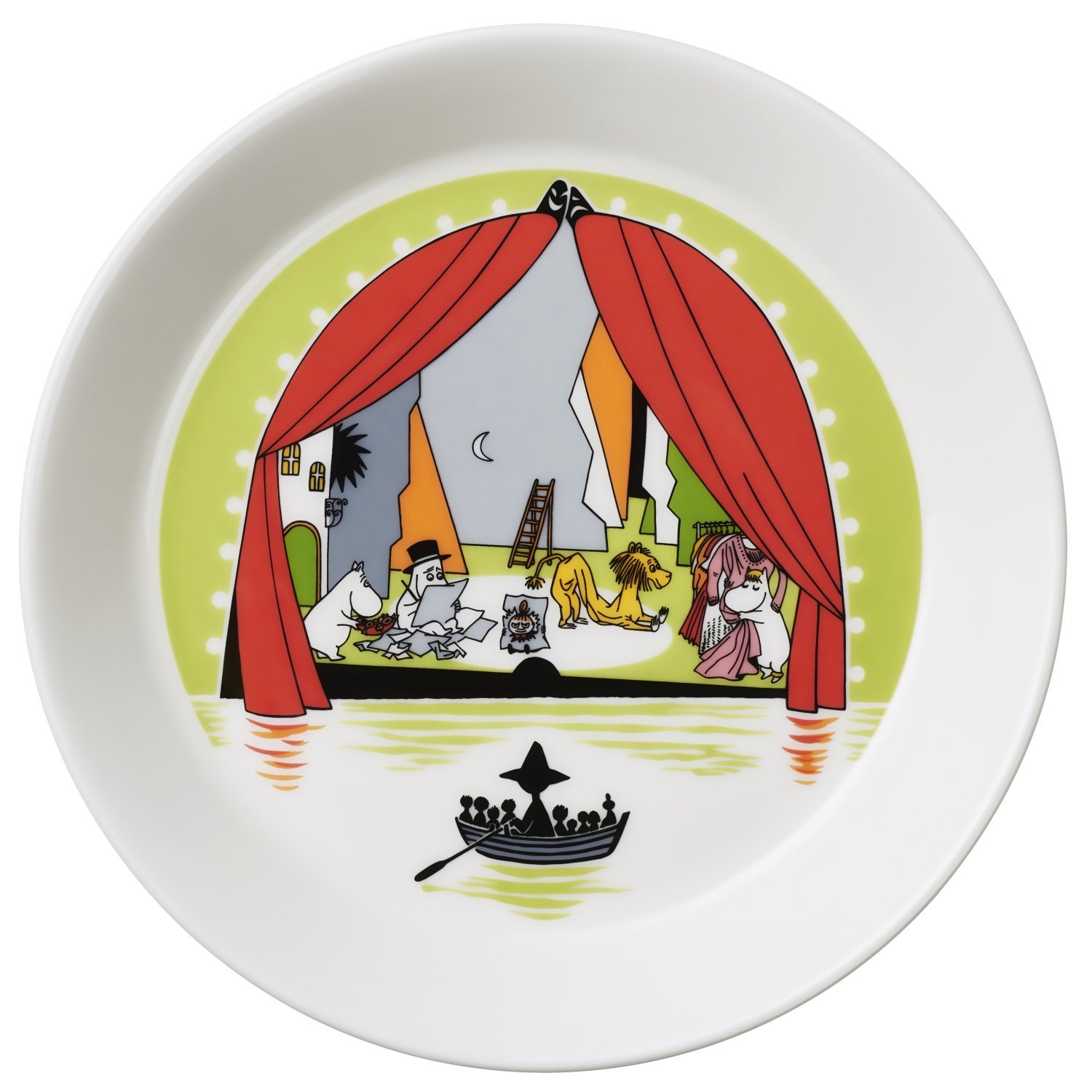 Primary image for Arabia Moomin Plate 19cm Summer Theater Summer 2017 FINLAND