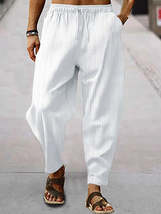 Men&#39;s Full Size Drawstring Pants with Pockets Plus Size - $17.49