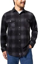 Freedom Foundry Mens Lightweight Plush Plaid Fleece Shirt (US, Alpha, X-Large, R - £18.51 GBP+