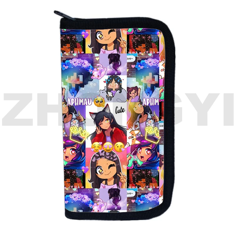 Cute Aphmau Wallets Teenager 3D  Women Purses Aphmau Merch As A Cat  Purse and H - $63.13