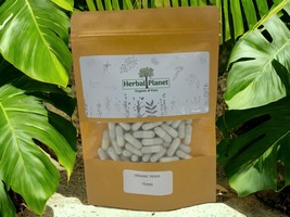 Organic Non GMO Reishi Mushroom Vegan Capsules, 500 mg, No fillers 100 C... - $19.95