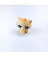 Littlest Pet Shop LPS Cream Colored Tabby Cat w/ Blue Eyes Dot - £6.23 GBP