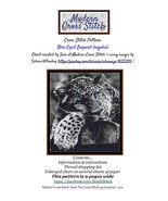 Blue-Eyed Leopard ~~ Cross Stitch Pattern - £12.66 GBP