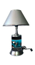 San Jose Sharks desk lamp with chrome finish shade - £36.01 GBP