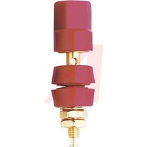 Binding Post; 30 A; 1500 V (RMS); Nylon; Red; - $105.93 MXN