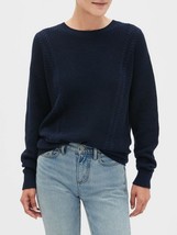 NWT, Banana Republic,  Women&#39;s Crew Neck Sweater, Oversized XL (2XL), Navy - £26.50 GBP