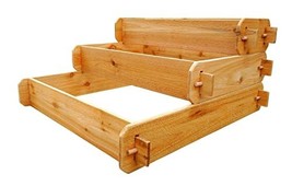 ADHW Raised Garden Bed Cedar Garden Bed Raised Tiered Planter Vegetable ... - £79.82 GBP