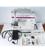 White Sewing Machine 955 One Step Button Hole Used Working Condition - £95.91 GBP