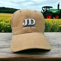 John Deere “JD Since 1837” Adjustable Strapback Cary Francis Corduroy Ta... - £9.69 GBP