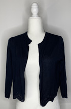 Loft NWT Women’s XS Navy Blue Knit Long Sleeve Cardigan K2 - £15.59 GBP