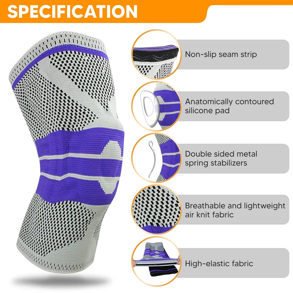 Sporting TopRunn Knee Brace Knee Support Knee Pads Knee Compression Sleeve for R - £48.11 GBP