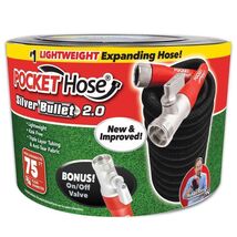 Pocket Hose Silver Bullet 2.0 3/4 in. D X 75 ft. L Medium Duty Expandable - $46.95