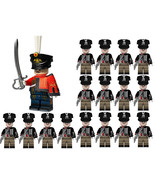 Napoleonic Wars Prussia Totenkopf Hussars Officers Army 21 Minifigures Lot - $44.88 CAD