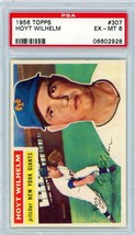 1956 Topps Hoyt Wilhelm #307 PSA 6 P1257 - £79.42 GBP