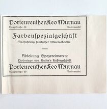 1940 Portenreuther Special Paint Store Advertisement Murnau Germany Impo... - $371.04 MXN